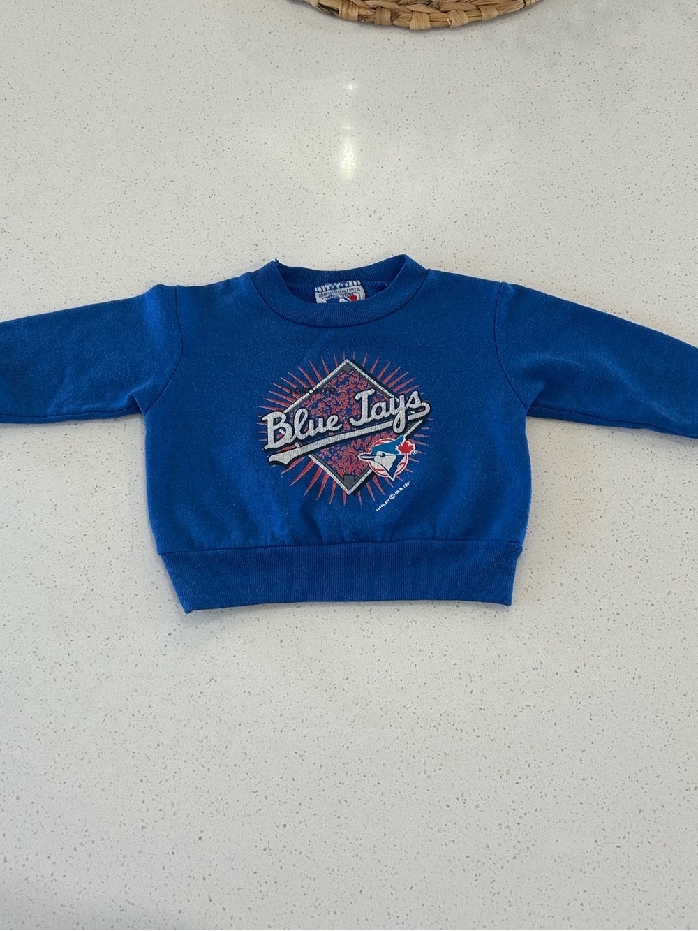 Vintage Official License MLB Blue Jays infant crewneck
